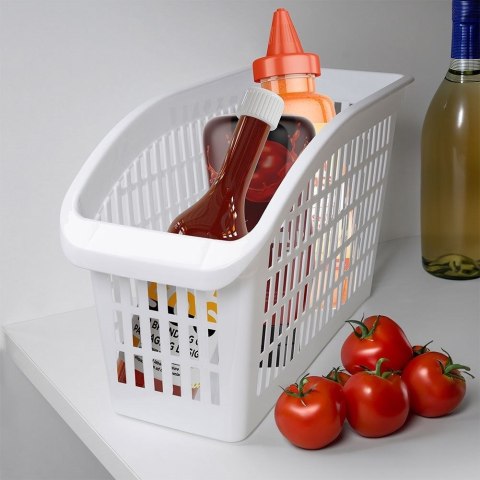 Grupa Orion Sp. z o.o. Organizer do Lodówki 29 x 13 x 17 cm Białe Przewiewne EXCELLENT HOUSEWARE