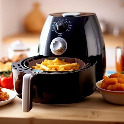 Orion Wkład do frytkownicy Air Fryer beztłuszczowej silikonowy brązowy SILLINIE 20 cm