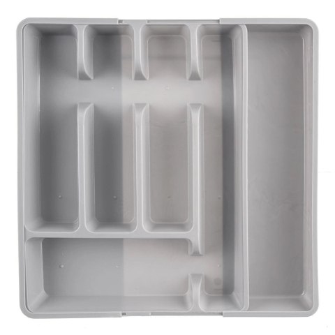 Grupa Orion Sp. z o.o. Wkład na Sztućce do Szuflady ORION Szary Rozsuwany 27,5-44 cm