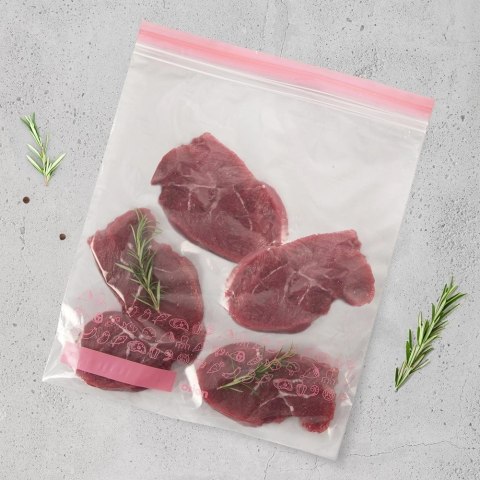 Grupa Orion Sp. z o.o. Woreczki Strunowe do Żywności 25 szt. ORION 34 x 27 cm z Miejscem na Opis