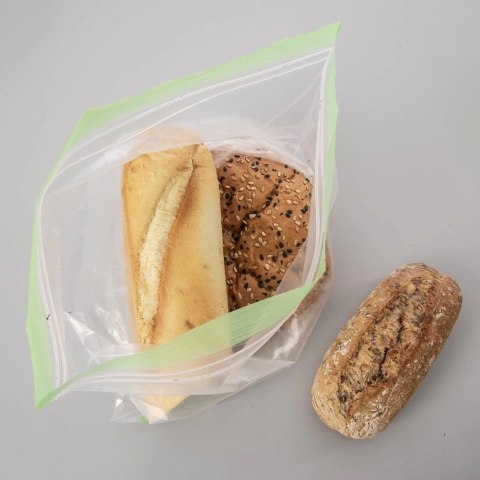 Grupa Orion Sp. z o.o. Woreczki Strunowe do Żywności 25 szt. ORION 25 x 24 cm z Miejscem na Opis