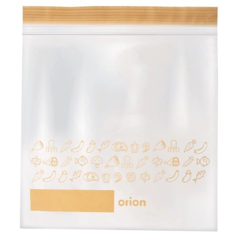 Grupa Orion Sp. z o.o. Woreczki Strunowe do Żywności 25 szt. ORION 20 x 18 cm z Miejscem na Opis