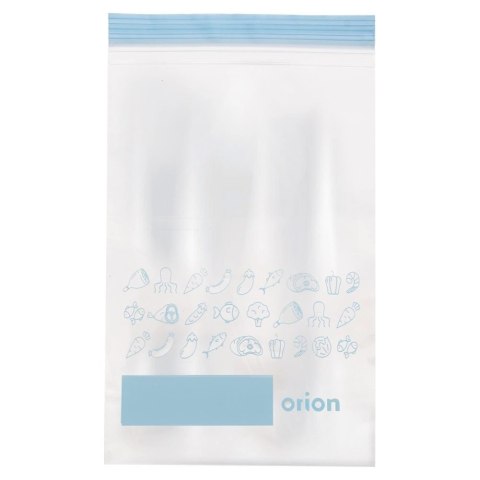 Grupa Orion Sp. z o.o. Woreczki Strunowe do Żywności 25 szt. ORION 20 x 12 cm z Miejscem na Opis