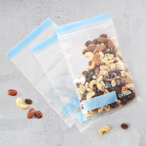 Grupa Orion Sp. z o.o. Woreczki Strunowe do Żywności 25 szt. ORION 20 x 12 cm z Miejscem na Opis