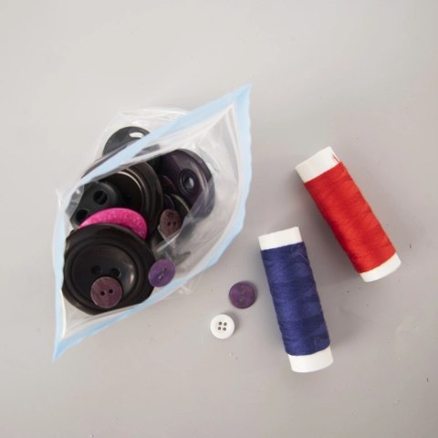 Grupa Orion Sp. z o.o. Woreczki Strunowe do Żywności 25 szt. ORION 20 x 12 cm z Miejscem na Opis