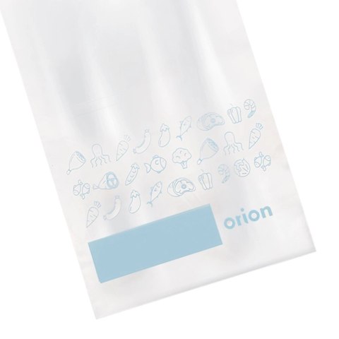Grupa Orion Sp. z o.o. Woreczki Strunowe do Żywności 25 szt. ORION 20 x 12 cm z Miejscem na Opis