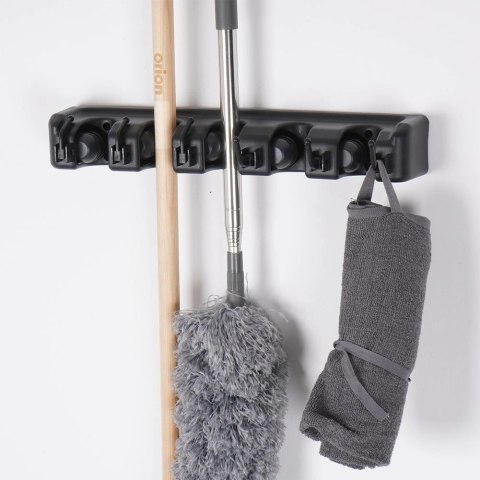 Grupa Orion Sp. z o.o. Wieszak na Mopa Ścienny VILDE 5 Automatycznych Uchwytów 41 cm