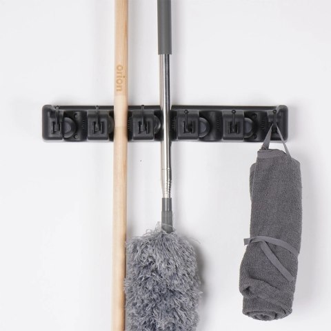 Grupa Orion Sp. z o.o. Wieszak na Mopa Ścienny VILDE 5 Automatycznych Uchwytów 41 cm