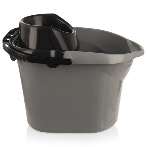 Grupa Orion Sp. z o.o. Wiadro do Mopa z Wyciskaczem 12 L ORION Uchwyt na Kij 38 x 28 cm