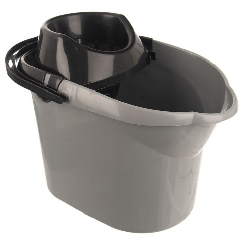 Grupa Orion Sp. z o.o. Wiadro do Mopa z Wyciskaczem 12 L ORION Uchwyt na Kij 38 x 28 cm