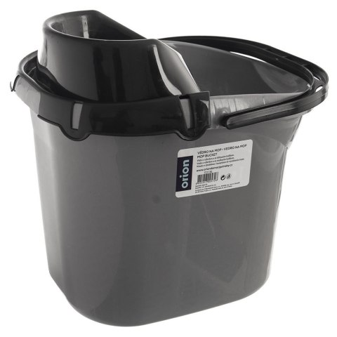 Grupa Orion Sp. z o.o. Wiadro do Mopa z Wyciskaczem 12 L ORION Uchwyt na Kij 38 x 28 cm
