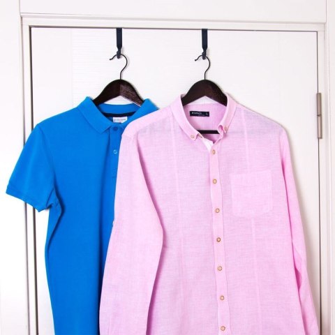 Grupa Orion Sp. z o.o. Wieszak na Drzwi Plastikowy Szary 5 szt. VILDE Haczyki Bezinwazyjny