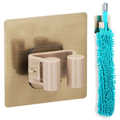 Grupa Orion Sp. z o.o. Wieszak na mopa, miotłę i narzędzia 9,5x9,5 cm