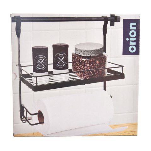 Grupa Orion Sp. z o.o. Wieszak na Ręcznik Papierowy z Półką ORION Metalowy Reling RADKA