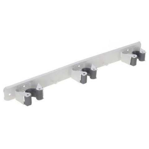 Grupa Orion Sp. z o.o. Wieszak na Mopa Potrójny Metalowy PROGARDEN Ścienny 3 Uchwyty 35 cm