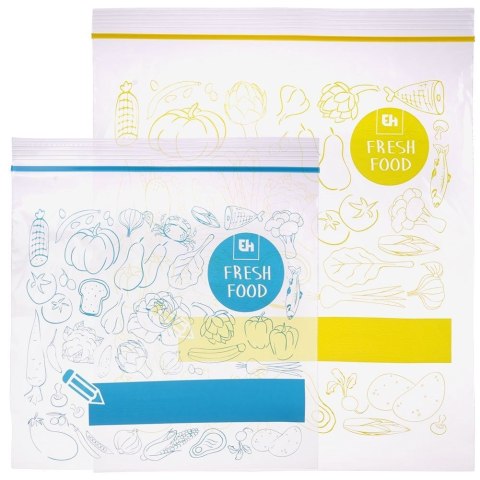 Grupa Orion Sp. z o.o. Woreczki Strunowe do Żywności 40 szt. EXCELLENT HOUSEWARE Dwa Rozmiary