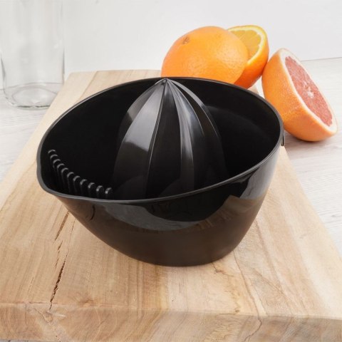 Grupa Orion Sp. z o.o. Wyciskacz do Cytrusów 19 x 15 x 12cm Tworzywo Czarny Solidny Trwały VILDE
