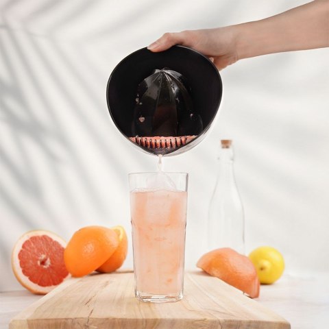 Grupa Orion Sp. z o.o. Wyciskacz do Cytrusów 19 x 15 x 12cm Tworzywo Czarny Solidny Trwały VILDE