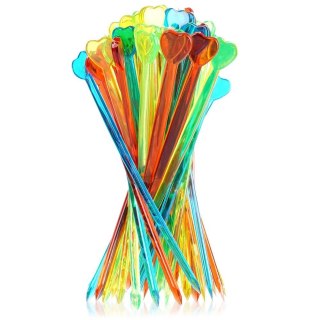 Grupa Orion Sp. z o.o. Wykałaczki do Przekąsek 8 cm 50 szt. Tworzywo Kolorowe ORION