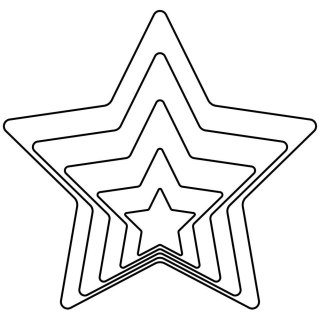 Grupa Orion Sp. z o.o. Wykrawacze do Ciastek 5 szt. ORION Gwiazda Stal Nierdzewna 7,5 cm