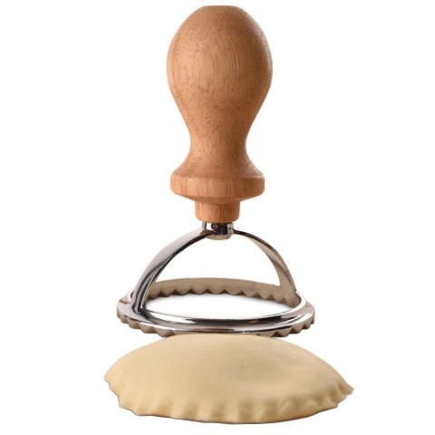 Grupa Orion Sp. z o.o. Wykrawacz do Pierogów 1 szt. ORION Ravioli Metalowy Uchwyt Drewniany