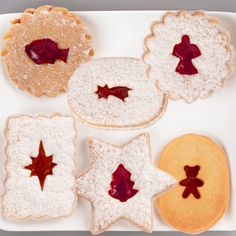 Grupa Orion Sp. z o.o. Wykrawacze do Ciastek 6 szt. ORION Małe Stal Nierdzewna Świąteczne