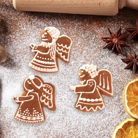 Grupa Orion Sp. z o.o. Wykrawacz do Ciastek Aniołek 5,2 cm Stal Nierdzewna Solidny ORION