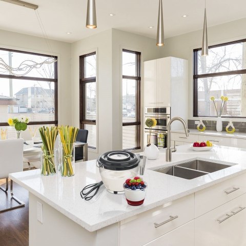 Grupa Orion Sp. z o.o. Miska Kuchenna do Miksowania z Pokrywką 2,5 L Miarka Antypoślizg Orion