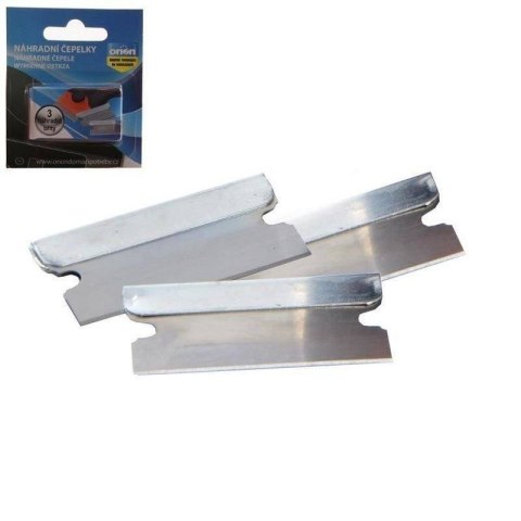 Grupa Orion Sp. z o.o. Wymienne Ostrza 3 szt. ORION Metalowe do Skrobaka Płyt Ceramicznych