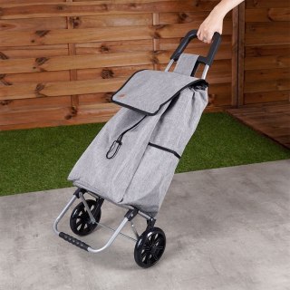 Grupa Orion Sp. z o.o. Wózek z Torbą na Zakupy Szary 40 L