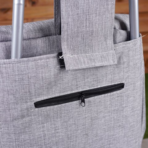 Grupa Orion Sp. z o.o. Wózek z Torbą na Zakupy Szary 40 L