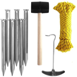 Grupa Orion Sp. z o.o. Zestaw Kempingowy do Namiotu Śledzie Młotek Linka Redcliffs