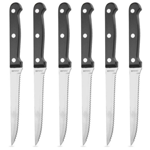 Grupa Orion Sp. z o.o. Noże do Steków 21 cm Stal Nierdzewna 6 szt. ząbkowane EXCELLENT HOUSEWARE