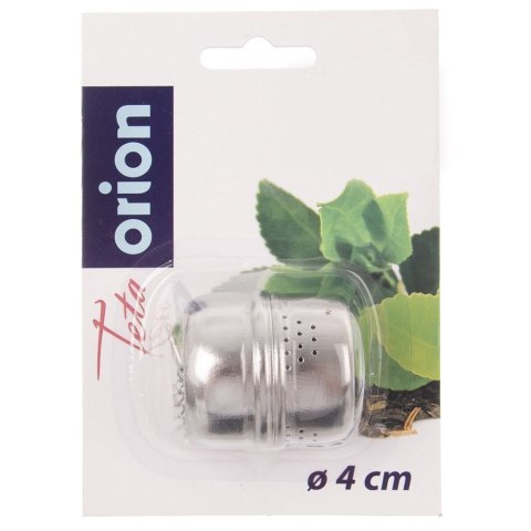 Grupa Orion Sp. z o.o. Sitko do Zaparzania Herbaty Stalowe Kula 4 cm do Ziół Zaparzacz ORION