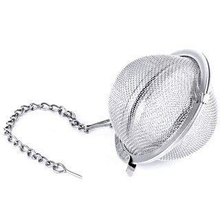 Grupa Orion Sp. z o.o. Sitko do Zaparzania Herbaty Kula Stal Nierdzewna na Łańcuszku 5,4 cm ORION