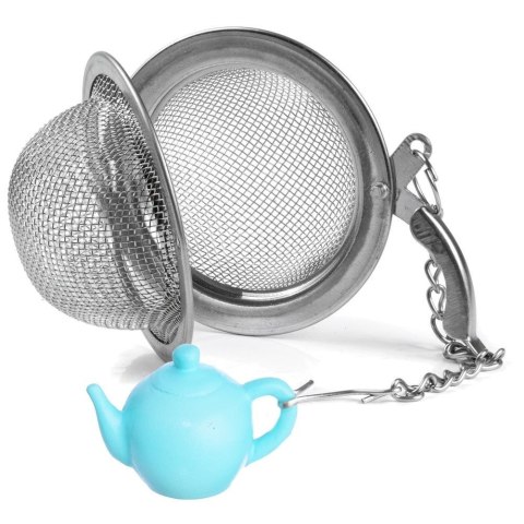 Grupa Orion Sp. z o.o. Sitko do Zaparzania Herbaty Kula z Zawieszką Łańcuszek 5 cm Zaparzacz ORION