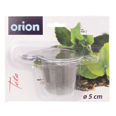 Grupa Orion Sp. z o.o. Sitko do Zaparzania Herbaty Zaparzacz Stalowy 10 x 7,5 cm do Kubka ORION