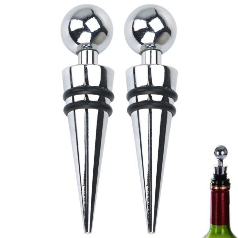 Grupa Orion Sp. z o.o. Zatyczka do wina stalowa 9 cm 2 szt.