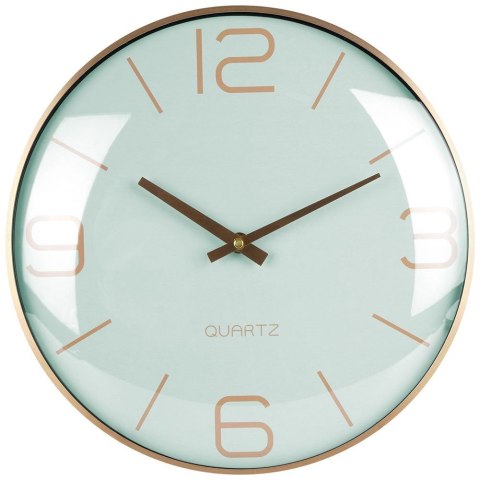 Grupa Orion Sp. z o.o. Zegar ścienny złoty miętowy 30 cm