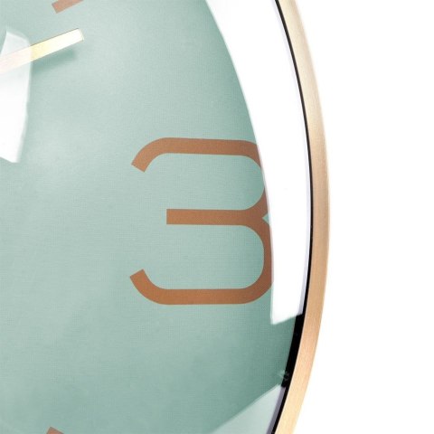 Grupa Orion Sp. z o.o. Zegar ścienny złoty miętowy 30 cm