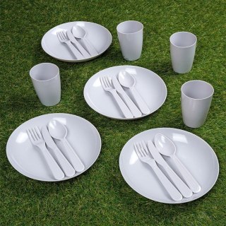 Grupa Orion Sp. z o.o. Zestaw Piknikowy 20 el. VILDE Plastikowy Talerze Kubki Sztućce