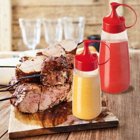 Grupa Orion Sp. z o.o. Butelka ORION do Sosów Musztardy Ketchupu Lukru 525 ml z Dozownikiem