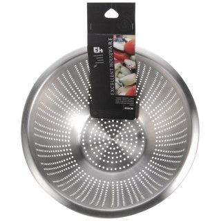 Grupa Orion Sp. z o.o. Cedzak Kuchenny Stalowy EXCELLENT HOUSEWARE 28cm Miska z Nóżkami na Warzywa