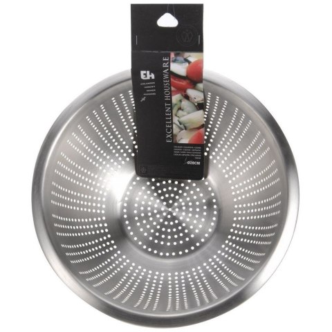 Grupa Orion Sp. z o.o. Cedzak Kuchenny Stalowy EXCELLENT HOUSEWARE 28cm Miska z Nóżkami na Warzywa