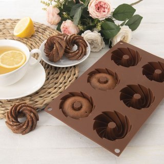 Grupa Orion Sp. z o.o. Forma do Babeczek Silikonowa ORION SILLINIE 28 x 17 cm Nieprzywierająca