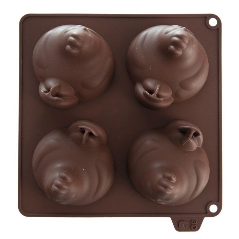 Grupa Orion Sp. z o.o. Forma do ciastek i pralin silikonowa brązowa kurka SILLINIE