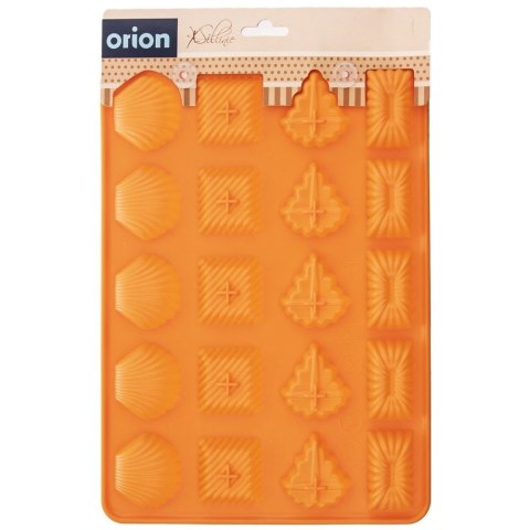 Grupa Orion Sp. z o.o. Forma do Ciastek ORION SILLINIE 4 Kształty Silikonowa 20 szt. do Zmywarki