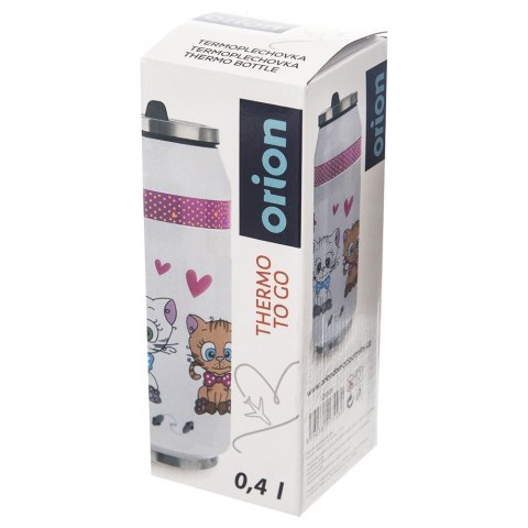 Grupa Orion Sp. z o.o. Kubek Termiczny Termos Bidon Kotek Puszka na Napoje ORION 400 ml