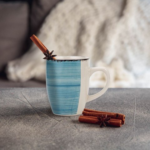 VLACHOS BROS S.A IMPORTS (NAVA),Valantis Vlachos Kubek Ceramiczny LINES 355 ml NAVA Łatwy w Czyszczeniu i Pojemny