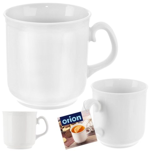 Grupa Orion Sp. z o.o. Kubek Porcelanowy 400 ml ORION Biały Klasyczny do Zmywarki Mikrofalówki